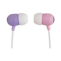 Urbanz MIX Noise Isolating Mixed Up Colour In-Ear Headphones Purple/Pink - New