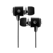 Urbanz VIVO Noise Isolating Headphones With In-Line Microphone For Mobiles Black