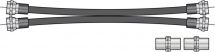 av:link 112.027 10.0m Twin RG6 Satellite Extension Kit 10.0m w/ F-Type Connector