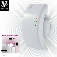 Versus Wireless-N Repeater Plug In Home Network WiFi Range Booster 300m - White