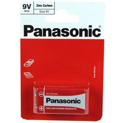 Panasonic 9v PP3 Standard Size Non Recharageble Battery
