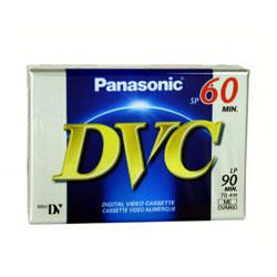 Panasonic DM60FE Mini DV Cassette 60 Mins Single Pack