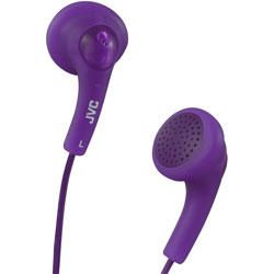 JVC HA-F150 Gumy Foam Rubber In Ear Headphones Violet
