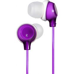 JVC HAFX22 Clear Colour Stereo In Ear Headphones Violet