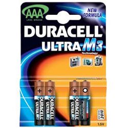Duracell Ultra Alkaline Battery AAA Size M3 High Power