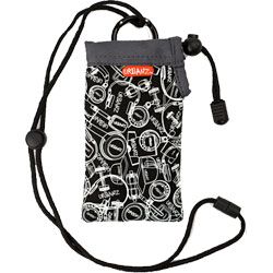 Carry Gadget Case Bag iPod Mp3 Camera Mobile Phone Black