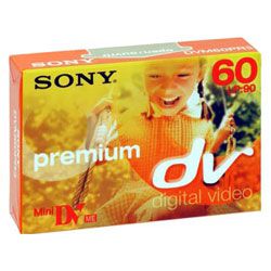 Sony Mini DV Cassette Tape x 5 60 Mins Video Camcorder