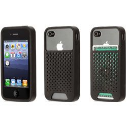 Griffin GB03141 Reveal Wallet iPhone Mobile Phone Case Thin Shell Pocket - Black