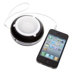 Groov-e GVSP200 GoGo Rechargeable Portable Speaker for iPod iPhone MP3 New Black