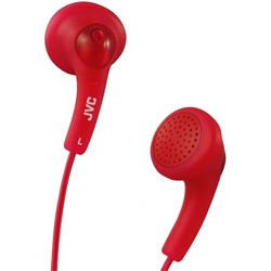 JVC HA-F150 Gumy Foam Rubber In Ear Headphones Red New