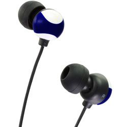 JVC HA-FX20 Grafiti In Ear Canal Headphones Blue White