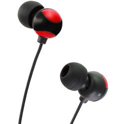 JVC HA-FX20 Grafiti In Ear Canal Headphones Red Black