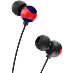 JVC HA-FX20 Grafiti In Ear Canal Headphones Red Blue