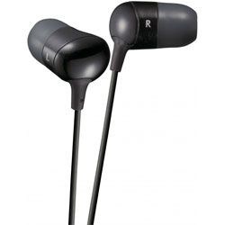 JVC HAFX35 Memory Foam In Ear Canal Headphones - Black