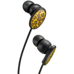 JVC HA-FXP3 Fashionista Style In Ear Headphones Leopard