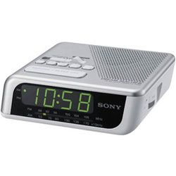 Sony ICFC205 FM/AM Alarm Clock Radio Green LED Display