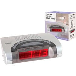 Lloytron J416SV AM/FM Digital LED Alarm Clock Radio