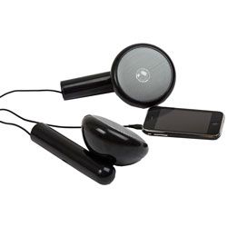 Groov-e Amplified Jumbo Black Earphone Speakers iPod