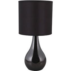 Lloytron L634BH Eclipse Touch Control Table Lamp Black