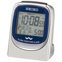 Seiko QHR007L LCD Radio Controlled Auto Set Alarm Clock