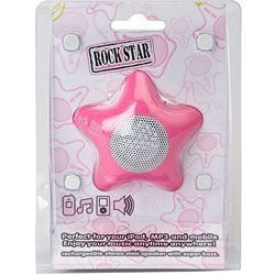 Urbanz Rockstar Rechargeable iPod Mp3 Speakers - Pink