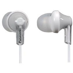 Panasonic RP-HJC120 Stereo In Ear Headphones Remote Mic 4 iPhone Handsfree White