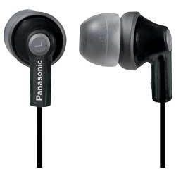 Panasonic RPHJE120 Ergofit In Ear Headphones - Black