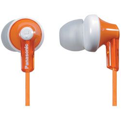 Panasonic RPHJE120 Ergofit In Ear Headphones - Orange
