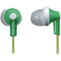 Panasonic RPHJE120 Ergofit In Ear Headphones - Green