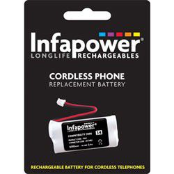 Infapower Cordless Phone Replacement Battery 2 AAA JST-ZHR2 NTL Grundig Geemarc