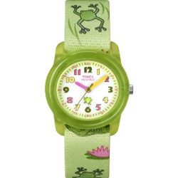 Timex Kidz Frog Green Analogue Watch Washable Strap