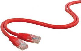 AV:Link 505.582 RJ45 UTP Network Cable Patch Lead Copper Clad 10.0m Length - Red