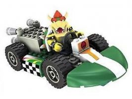Tomy Nintendo K'nex Mario Kart Pull Back Racing Car - Bowser
