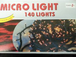 PowerPlus 8027 Fairy Lights Multi Function 140 Microlight Bulb Flashing Chaser