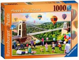 Ravensburger 19654 High Quality Happy Days Bristol 1000 Pieces Jigsaw Puzzle