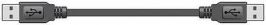 AV:Link 111.030 USB 2.0 Lead Data Cable Standard Plug A Connectors 1.8m - Black