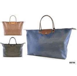 KS Brands BB0796 Spacious Large Folding Fashion Tote Bag 3 Colours - New