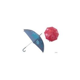 KS Brands UU0156 23 Inch Ladies Fashion Automatic Walking Umbrella Flower Design