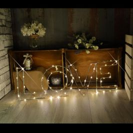 Lyyt 155.671 Brighten up any Room Decorative Large LED Love Wire Frame Lights