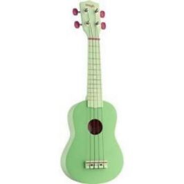 Stagg Soprano Basswood 540mm Ukulele with Black Nylon Carry Case Plain Green New