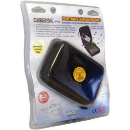 Omega SP-60 Pprtable Speakers Bag for iPod Mp3 Mp4 CD DVD Player3.5mm Jack Black