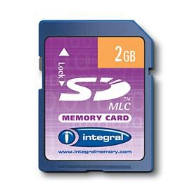 Integral SD Digital Camera Memory Card 2GB + USB Reader