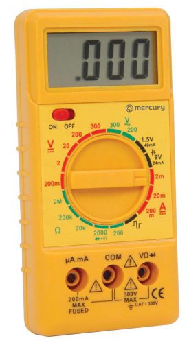 Mercury 600.005 Electrical Multimeter Digital Tester Compact Voltage Resistance