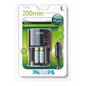 Philips SCB4360CB 100 Minutes Battery Charger Batteries