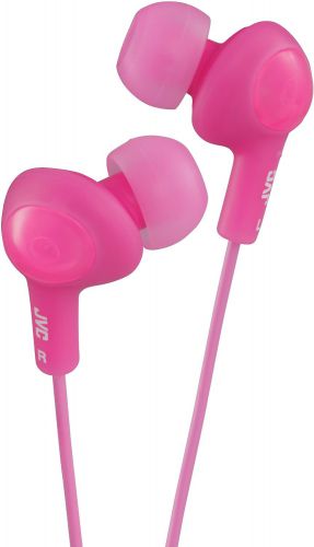 JVC GUMY Peach Pink Headphones HAF 140 PE ipod mp3
