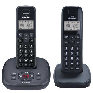 Binatone Veva 1720 Twin Pack DECT Phone Caller ID Display Answering Machine New