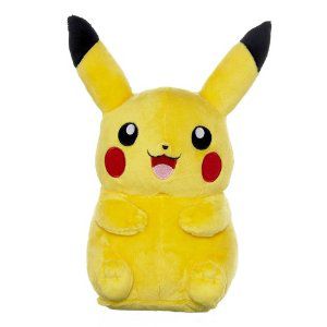 Tomy 71803 Talking Childrens Stuffed Soft Toy Plush Pokemon Large 32cm - Pikachu