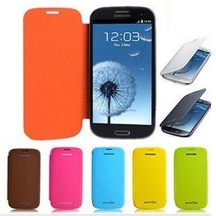 Generic Samsung Galaxy S3 Flip Case Protective Cover Replaces Battery Back Blue