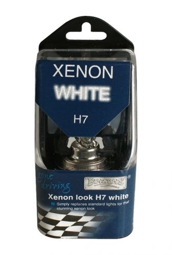 BoyzToyz RY303 1 Pack H7 Bright White Xenon Look Car Bike Headlight Lamp Bulb