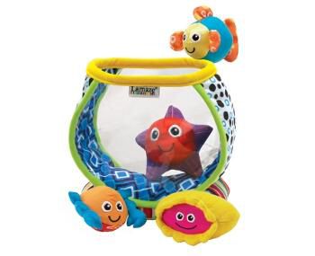 Tomy Lamaze LC27204 Baby Toy My First Fish Bowl Soft Sea Creatures Bright Colour